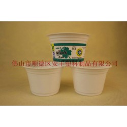 250ml酸奶杯廣東廠家定制，PP酸奶杯出口定做