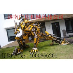 廣信機械供應具有口碑的變形金剛模型，大型變形金剛模型出租