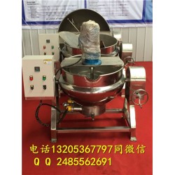 可傾式行星攪拌夾層鍋，蒸汽夾層鍋設(shè)備一年內(nèi)包換新機(jī)