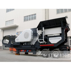 高效率、低成本—車載一體移動石料破碎機(jī)