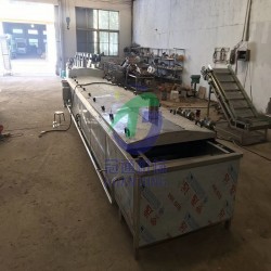 秋葵漂燙機(jī) 自動控溫漂燙線設(shè)備廠家售后